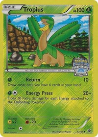 Tropius (5/101) (National Championship Promo) [Black & White: Plasma Blast] | Good Games Cannington