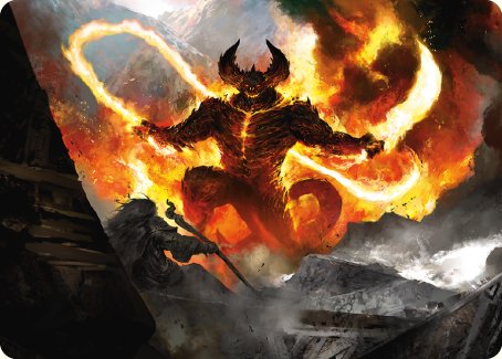 The Balrog, Flame of Udun Art Card [The Lord of the Rings: Tales of Middle-earth Art Series] | Good Games Cannington