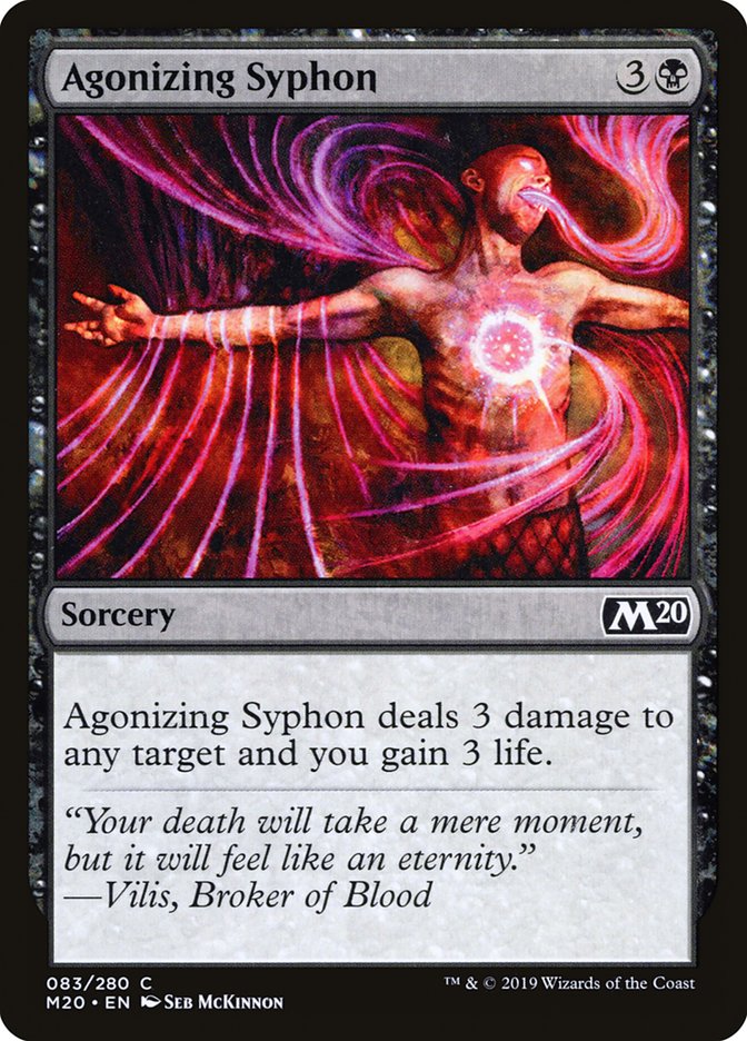 Agonizing Syphon [Core Set 2020] | Good Games Cannington