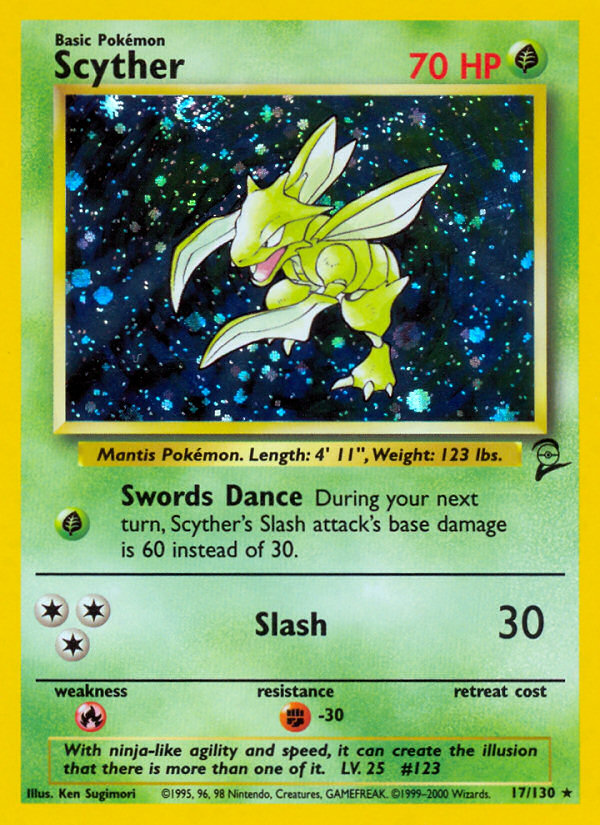 Scyther (17/130) [Base Set 2] | Good Games Cannington