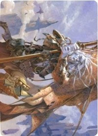 Sea Gate Banneret Art Card [Zendikar Rising Art Series] | Good Games Cannington