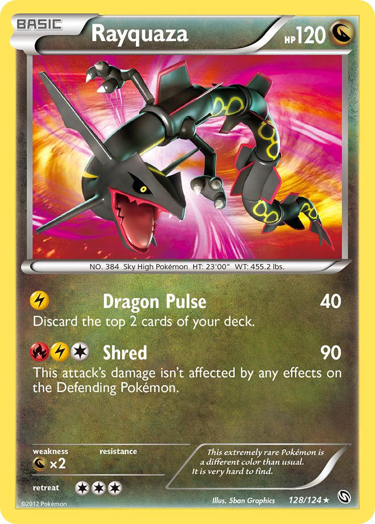 Rayquaza (128/124) [Black & White: Dragons Exalted] | Good Games Cannington