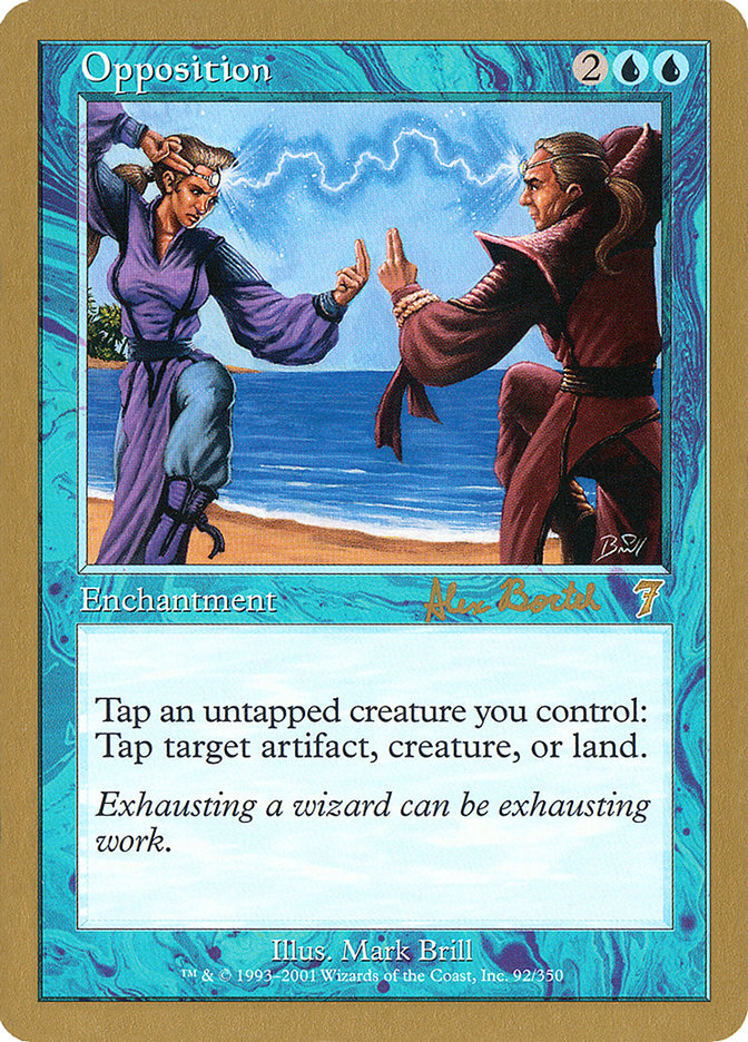 Opposition (Alex Borteh) [World Championship Decks 2001] | Good Games Cannington