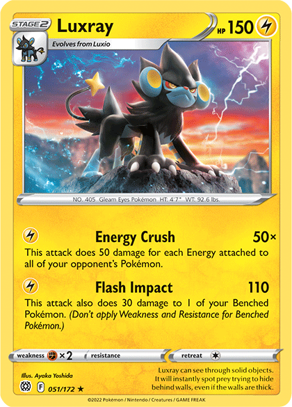 Luxray (051/172) [Sword & Shield: Brilliant Stars] | Good Games Cannington
