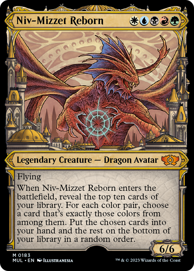 Niv-Mizzet Reborn (Halo Foil) [Multiverse Legends] | Good Games Cannington