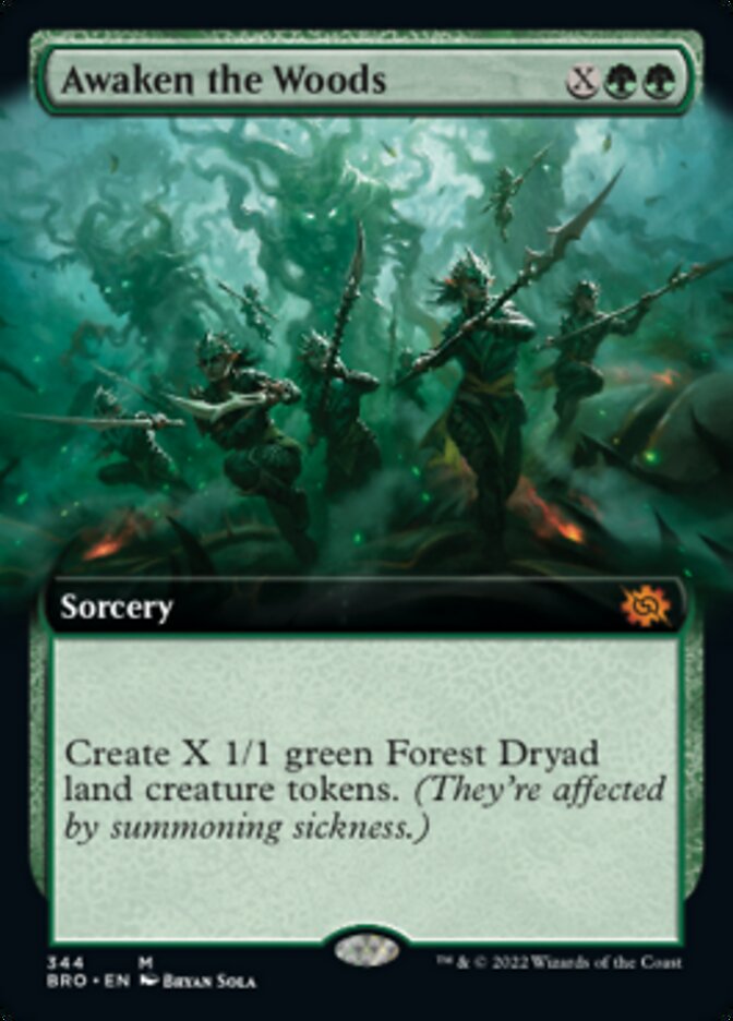Awaken the Woods (Extended Art) [The Brothers' War] | Good Games Cannington