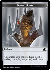 Bird // Emblem - Domri Rade Double-Sided Token [Ravnica Remastered Tokens] | Good Games Cannington