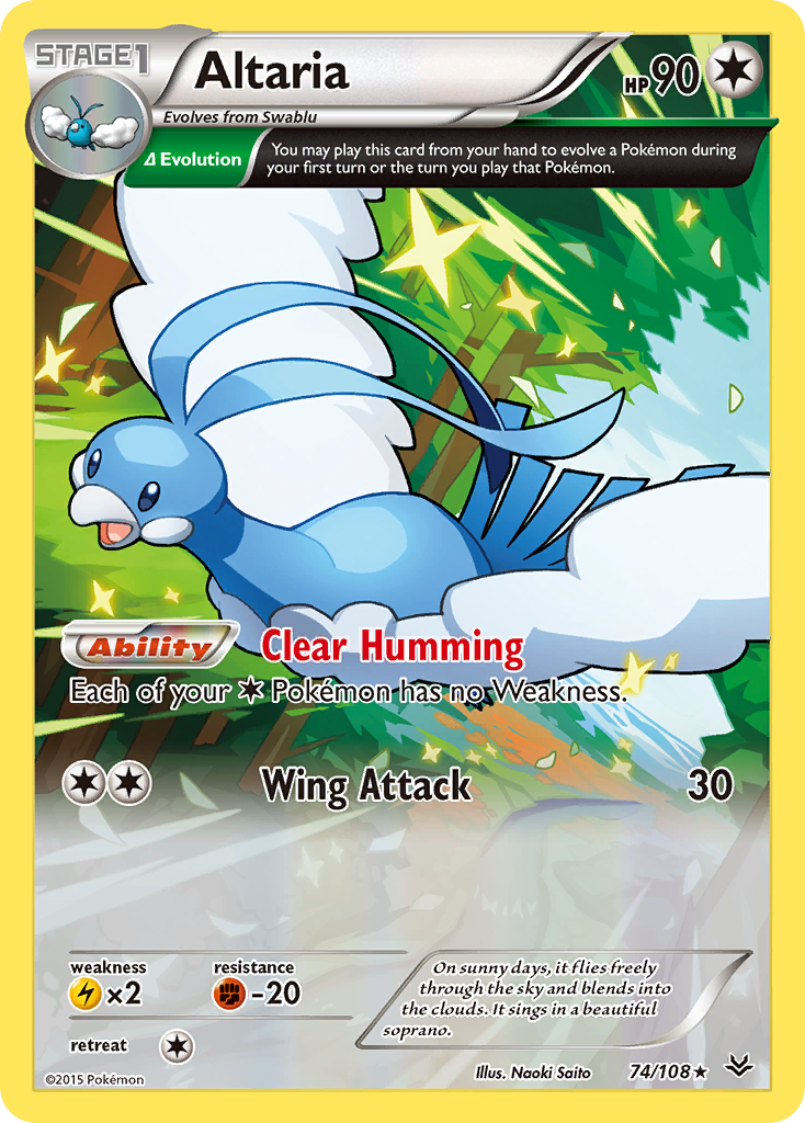 Altaria (74/108) [XY: Roaring Skies] | Good Games Cannington