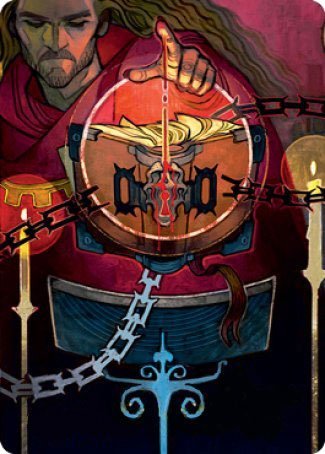 Sign in Blood Art Card [Strixhaven: School of Mages Art Series] | Good Games Cannington