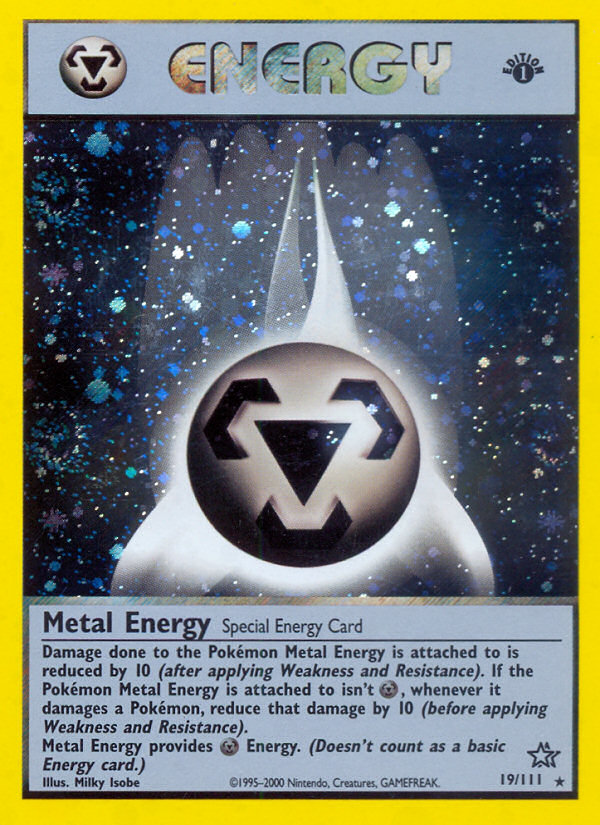Metal Energy (19/111) [Neo Genesis 1st Edition] | Good Games Cannington