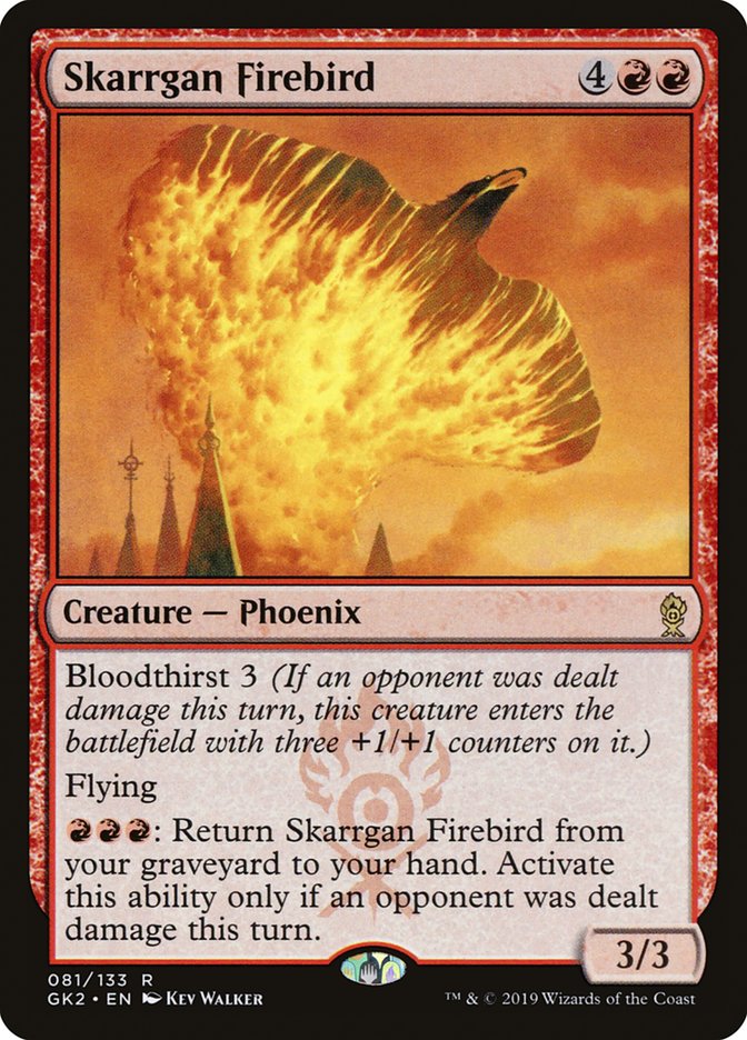 Skarrgan Firebird [Ravnica Allegiance Guild Kit] | Good Games Cannington