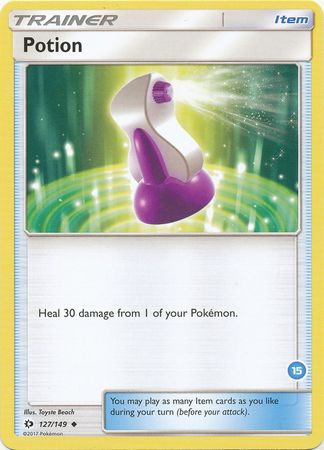 Potion (127/149) (Deck Exclusive #15) [Sun & Moon: Trainer Kit - Alolan Ninetales] | Good Games Cannington