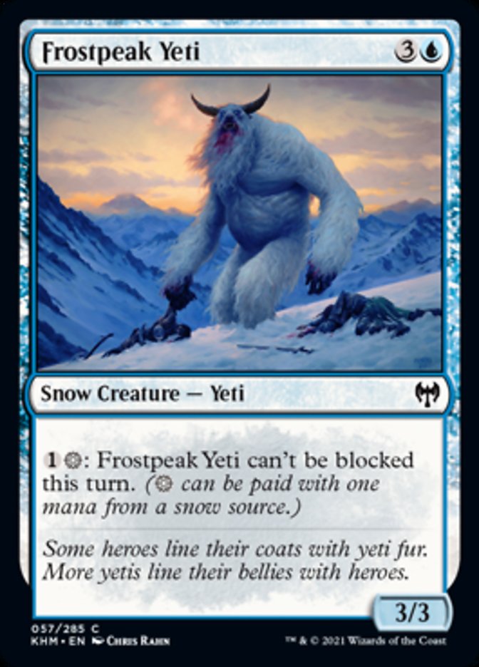 Frostpeak Yeti [Kaldheim] | Good Games Cannington