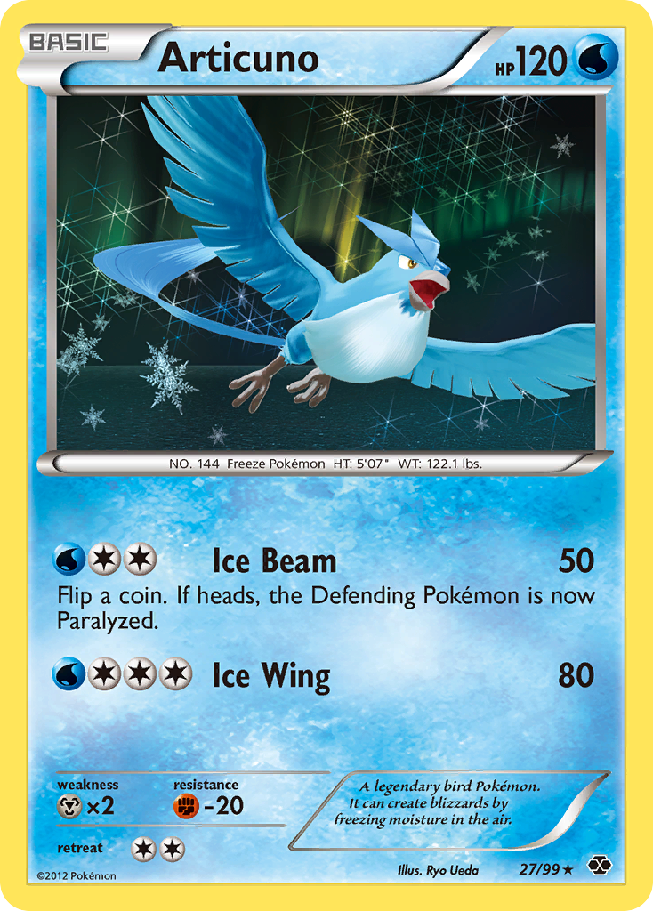 Articuno (27/99) [Black & White: Next Destinies] | Good Games Cannington