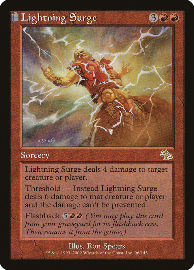 Lightning Surge [Judgment] | Good Games Cannington