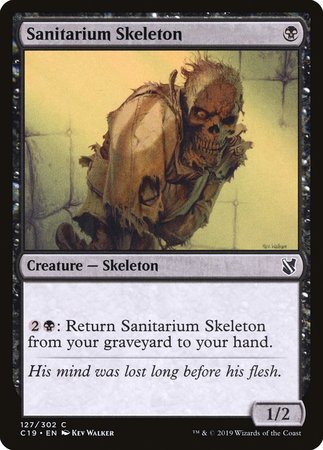 Sanitarium Skeleton [Commander 2019] | Good Games Cannington
