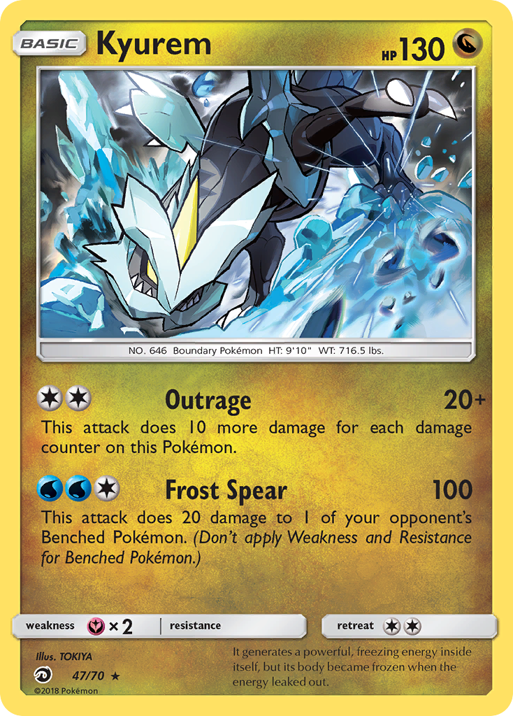 Kyurem (47/70) [Sun & Moon: Dragon Majesty] | Good Games Cannington