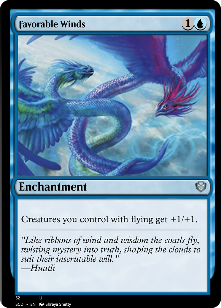 Favorable Winds [Starter Commander Decks] | Good Games Cannington