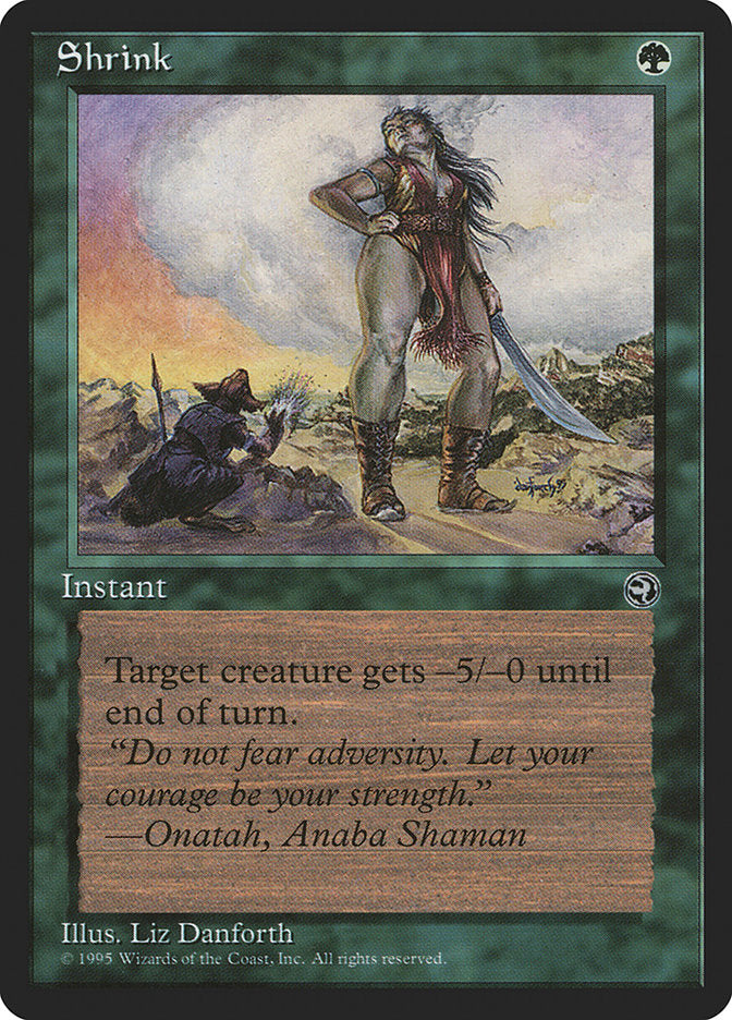 Shrink (Onatah Flavor Text) [Homelands] | Good Games Cannington