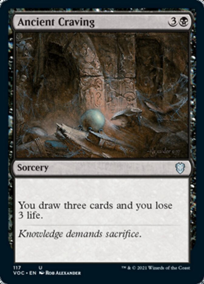 Ancient Craving [Innistrad: Crimson Vow Commander] | Good Games Cannington