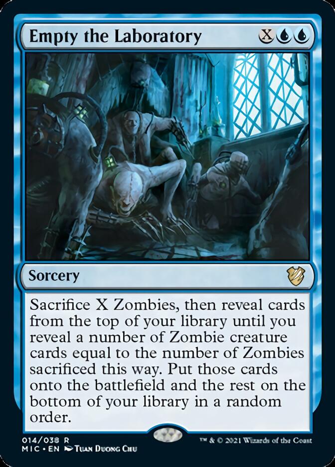Empty the Laboratory [Innistrad: Midnight Hunt Commander] | Good Games Cannington