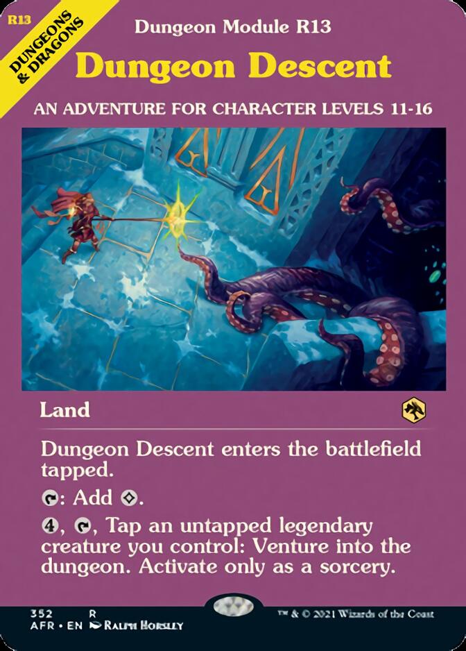 Dungeon Descent (Dungeon Module) [Dungeons & Dragons: Adventures in the Forgotten Realms] | Good Games Cannington