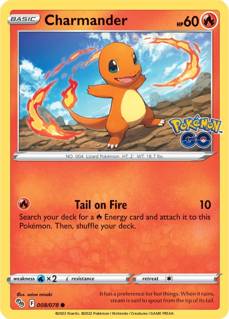 Charmander (008/078) [Pokémon GO] | Good Games Cannington