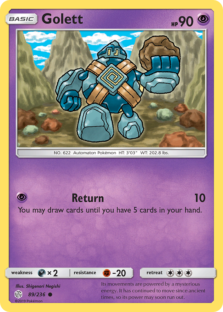 Golett (89/236) [Sun & Moon: Cosmic Eclipse] | Good Games Cannington