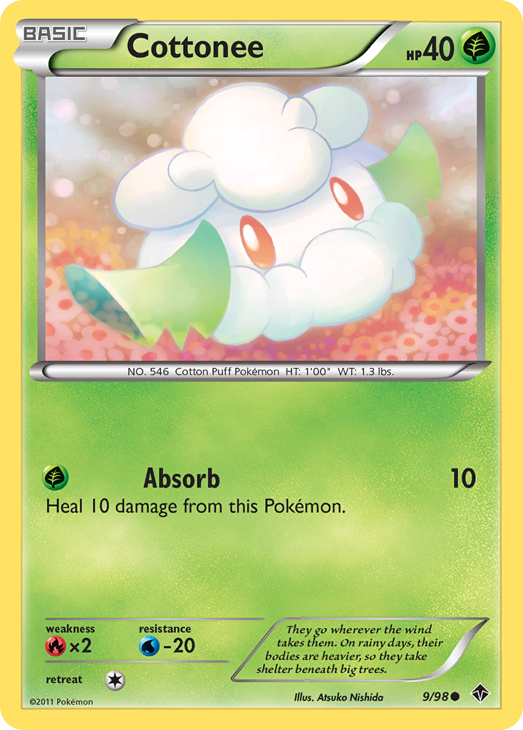 Cottonee (9/98) [Black & White: Emerging Powers] | Good Games Cannington