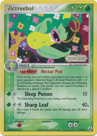 Victreebel (13/92) (Stamped) [EX: Legend Maker] | Good Games Cannington