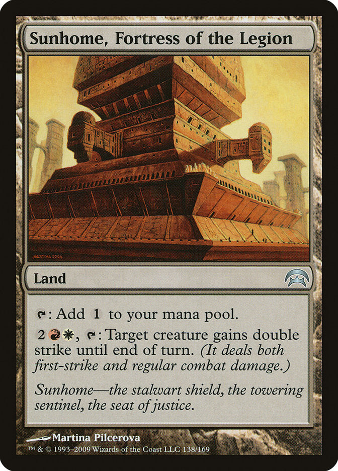 Sunhome, Fortress of the Legion [Planechase] | Good Games Cannington
