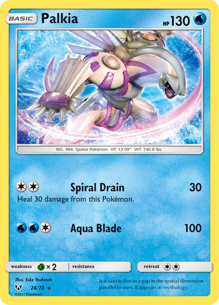 Palkia (24/73) [Sun & Moon: Shining Legends] | Good Games Cannington
