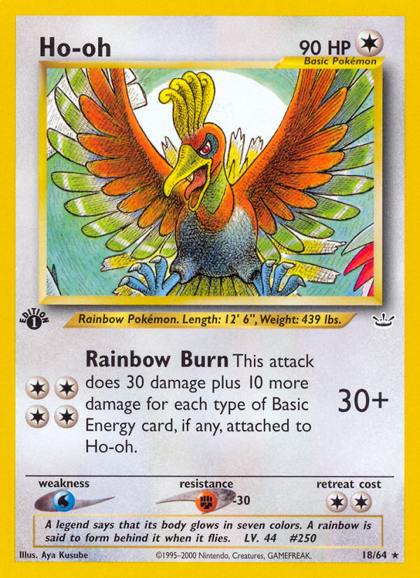 Ho-oh (18/64) [Neo Revelation 1st Edition] | Good Games Cannington