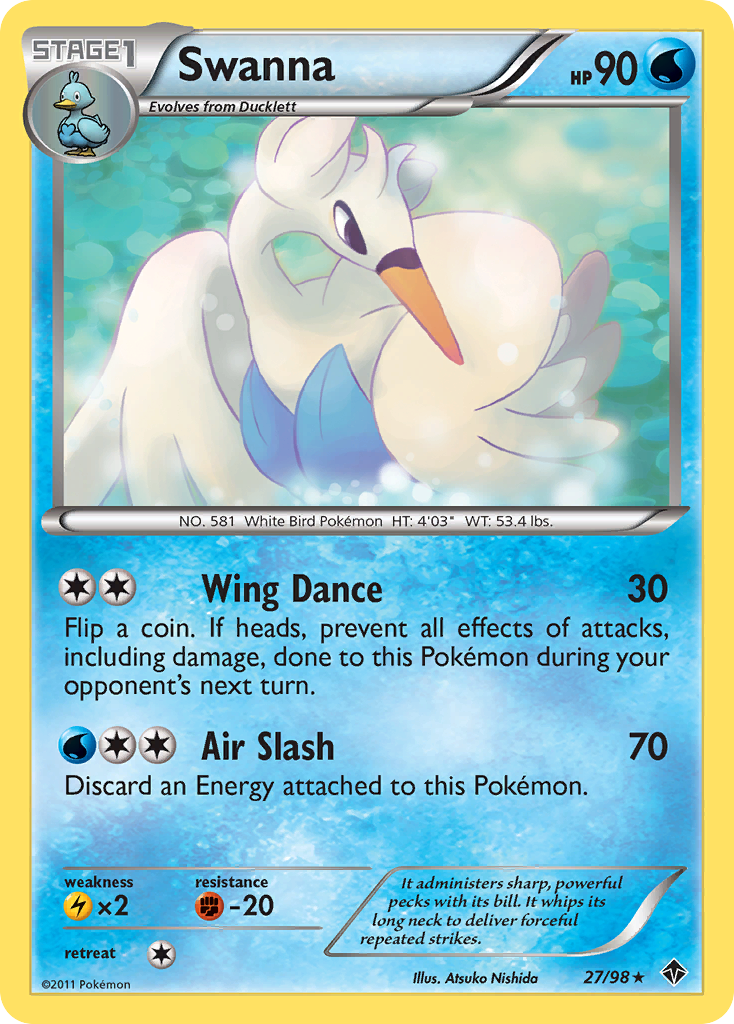 Swanna (27/98) [Black & White: Emerging Powers] | Good Games Cannington