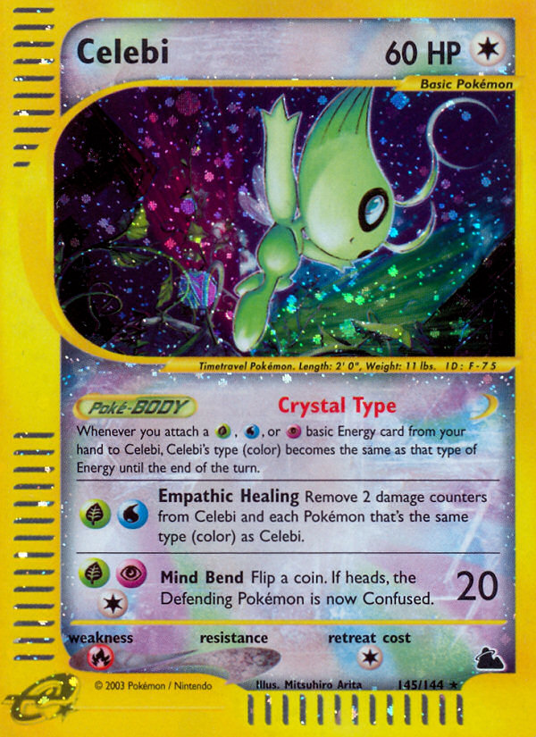 Celebi (145/144) [Skyridge] | Good Games Cannington