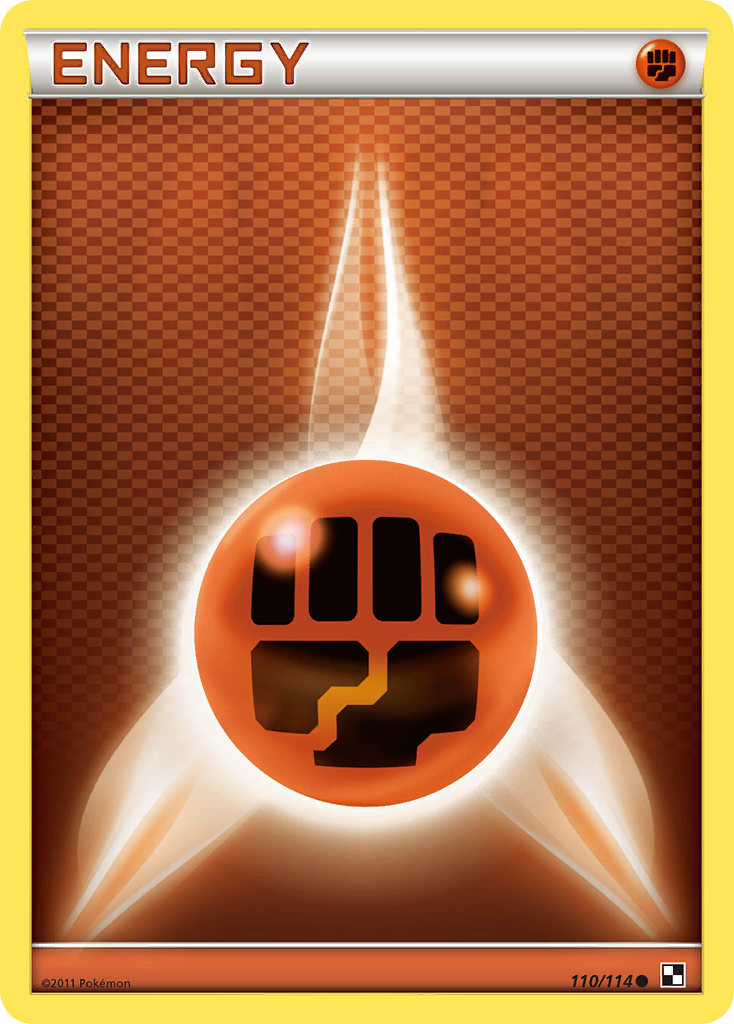 Fighting Energy (110/114) [Black & White: Base Set] | Good Games Cannington