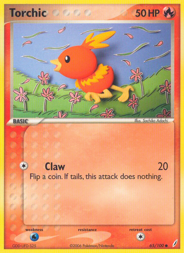 Torchic (65/100) [EX: Crystal Guardians] | Good Games Cannington