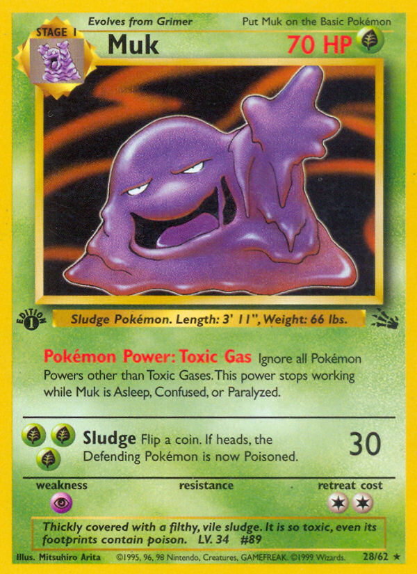 Muk (28/62) [Fossil 1st Edition] | Good Games Cannington
