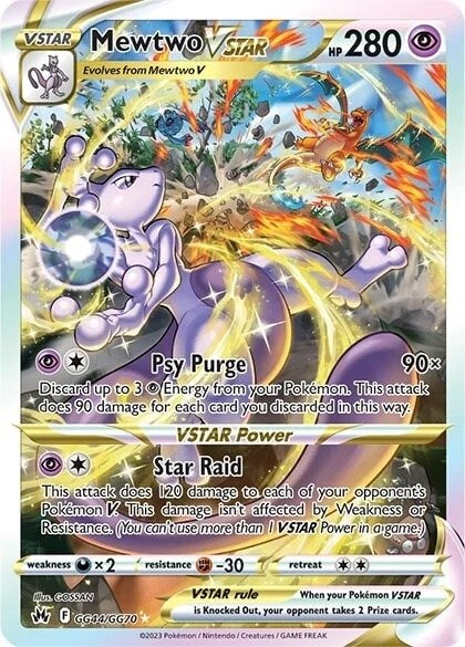 Mewtwo VSTAR (GG44/GG70) [Sword & Shield: Crown Zenith] | Good Games Cannington