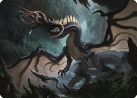 Brainstealer Dragon Art Card [Commander Legends: Battle for Baldur's Gate Art Series] | Good Games Cannington