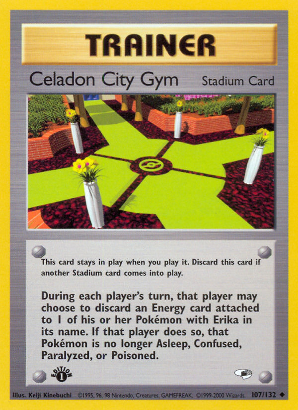 Celadon City Gym (107/132) [Gym Heroes 1st Edition] | Good Games Cannington