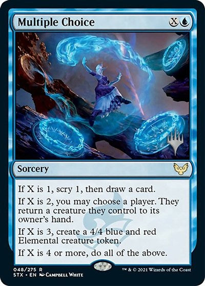 Multiple Choice (Promo Pack) [Strixhaven: School of Mages Promos] | Good Games Cannington
