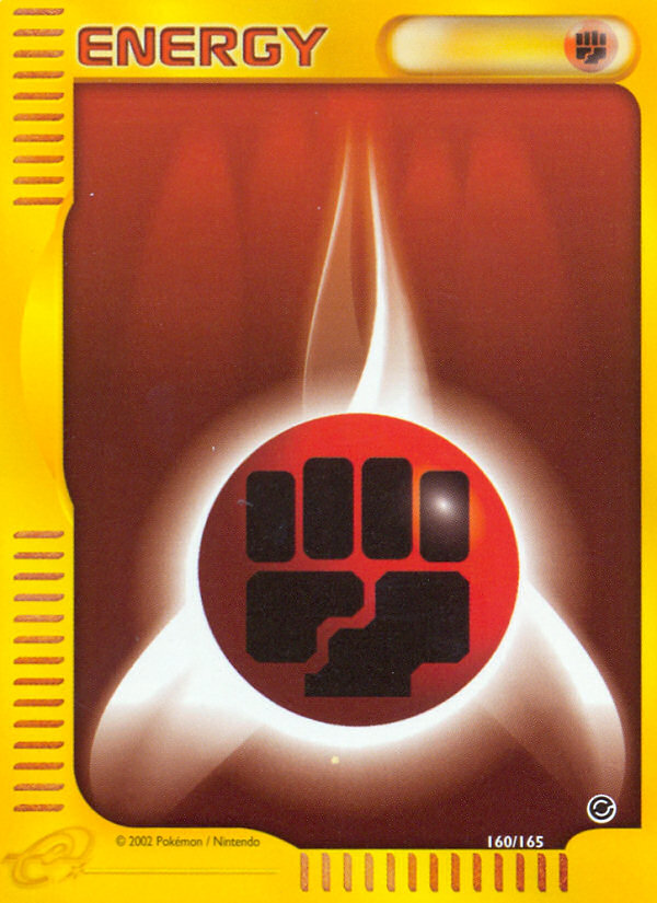Fighting Energy (160/165) [Expedition: Base Set] | Good Games Cannington