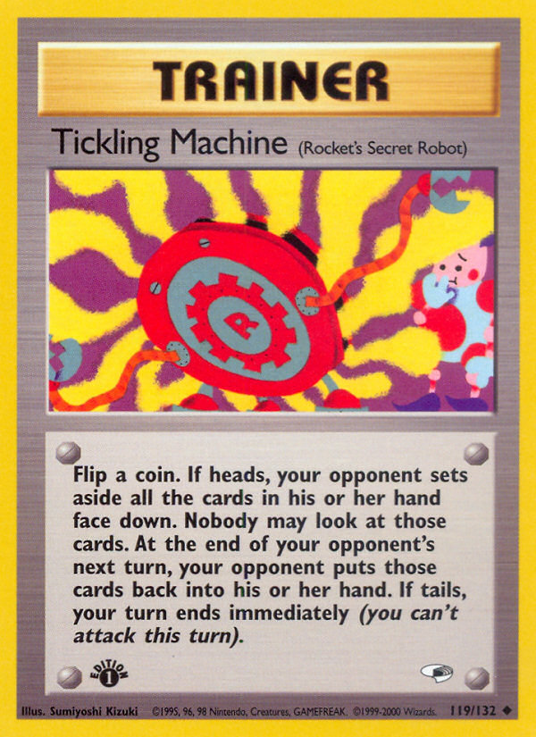 Tickling Machine (119/132) [Gym Heroes 1st Edition] | Good Games Cannington