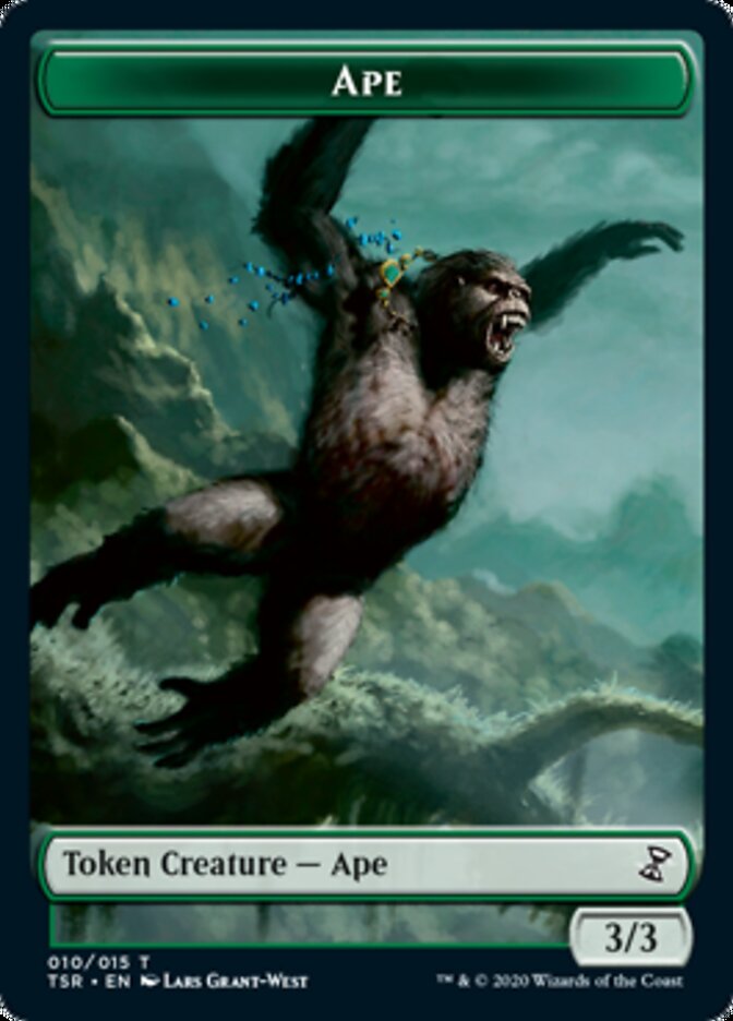 Ape Token [Time Spiral Remastered Tokens] | Good Games Cannington