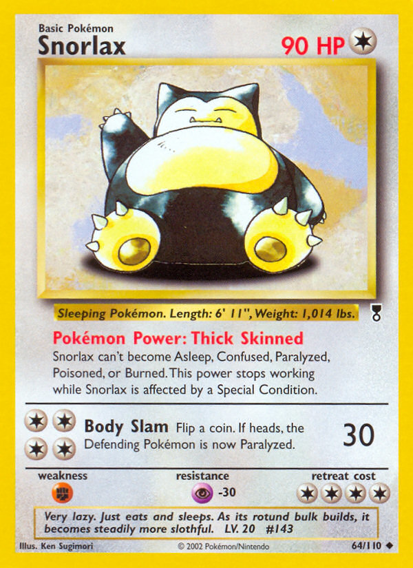 Snorlax (64/110) [Legendary Collection] | Good Games Cannington