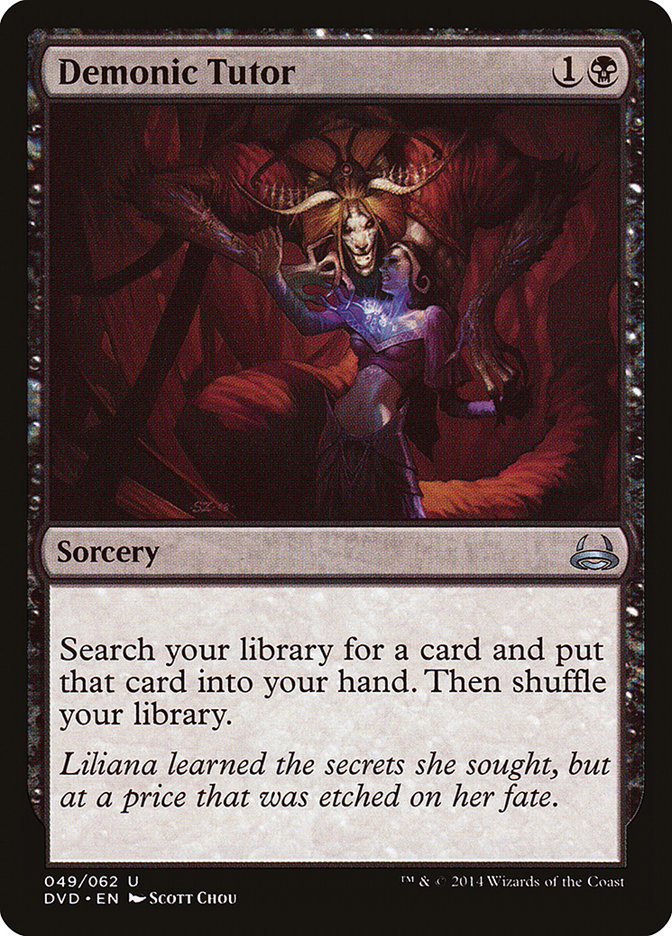 Demonic Tutor (Divine vs. Demonic) [Duel Decks Anthology] | Good Games Cannington