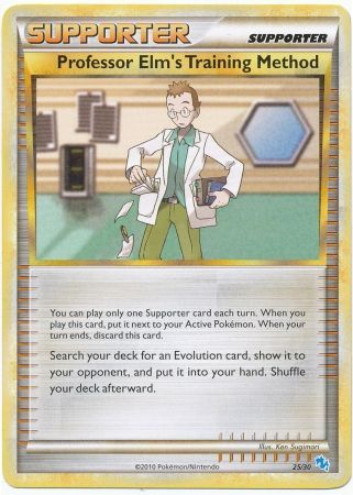 Professor Elm's Training Method (25/30) [HeartGold & SoulSilver: Trainer Kit - Gyarados] | Good Games Cannington