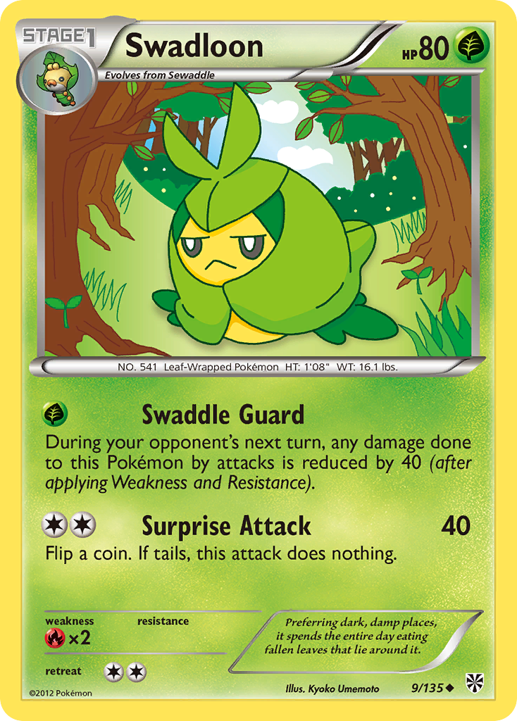 Swadloon (9/135) [Black & White: Plasma Storm] | Good Games Cannington