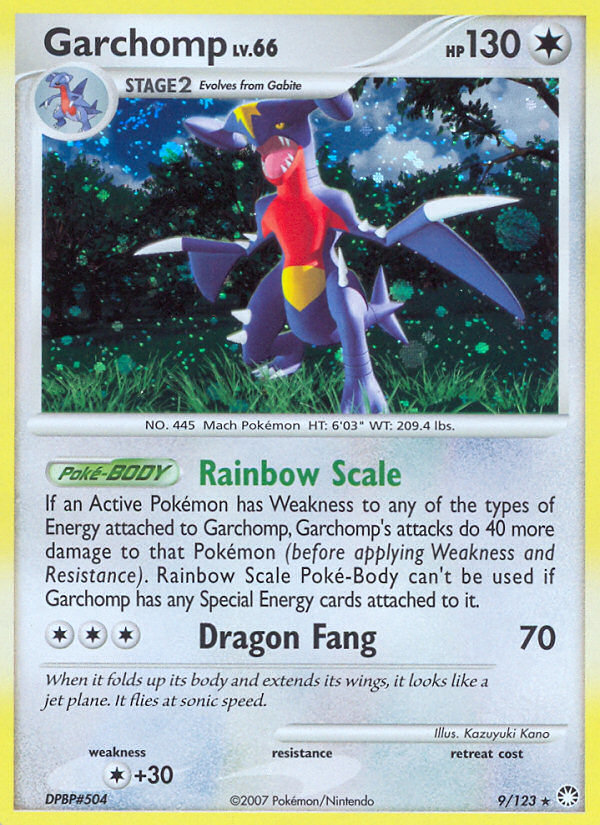 Garchomp (9/123) [Diamond & Pearl: Mysterious Treasures] | Good Games Cannington